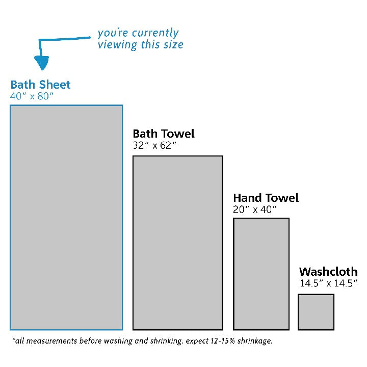 Gilden Tree | Oversized Bath Towels | White Waffle Bath Sheet