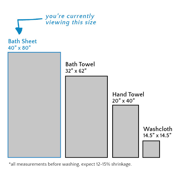 Oversized Bath Towels | Coral Waffle Bath Sheet