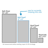 Gilden Tree | Waffle Bath Towels | White Bath Towel