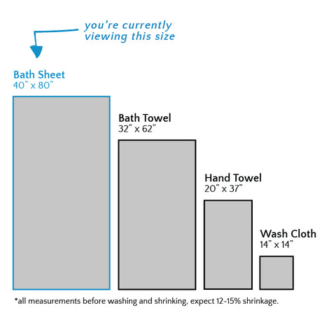 Gilden Tree | Oversized Bath Towels | Slate Bath Sheet