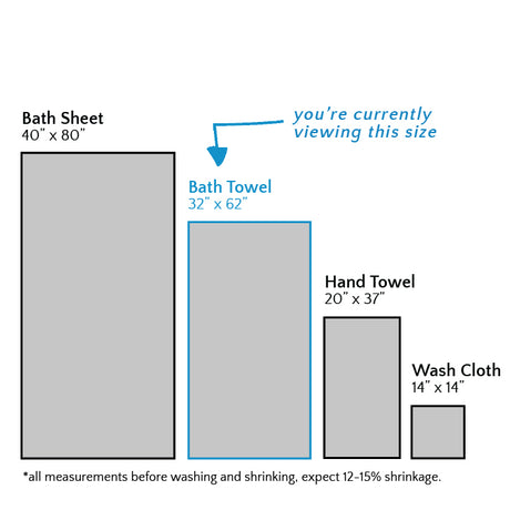 Slate Bath Towel Set of 2, Modern Style