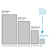 Waffle Bath Towels | Cream Wash Cloth