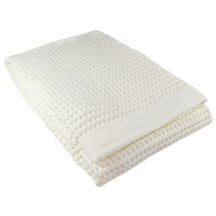 Cream Turkish Waffle Towels Pack of 1 - 1 Piece