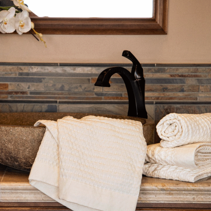 Cream hand towels sale