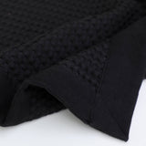 Faded Black waffle bathmat is soft, cushy and super absorbent.