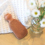 All natural terra-cotta foot scrubber will last five plus years
