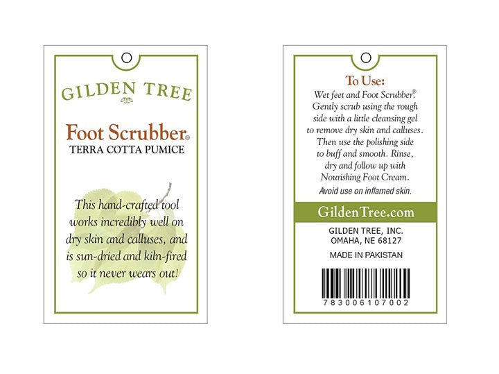 Gilden Tree | Pumice Stones for Feet | Scrubbies for Feet - Heart Shaped