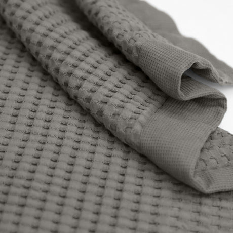 Our quick-dry premier high-design waffle bathmat is super absorbent and is machine wash and dry. 