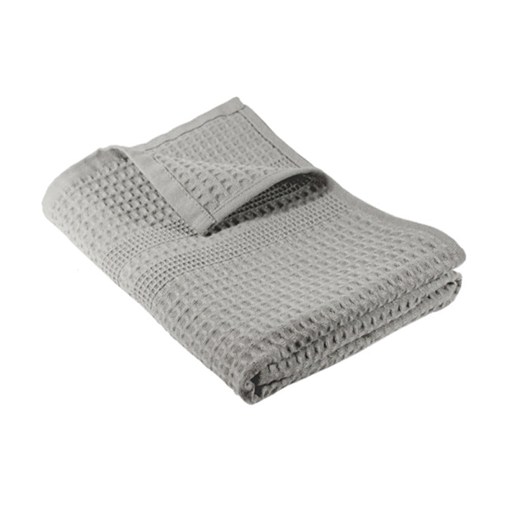 Classic Waffle | Pewter Hand Towel
