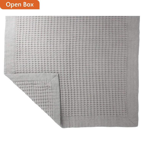 waffle bathmat is super quick-drying both after use and in the dryer.