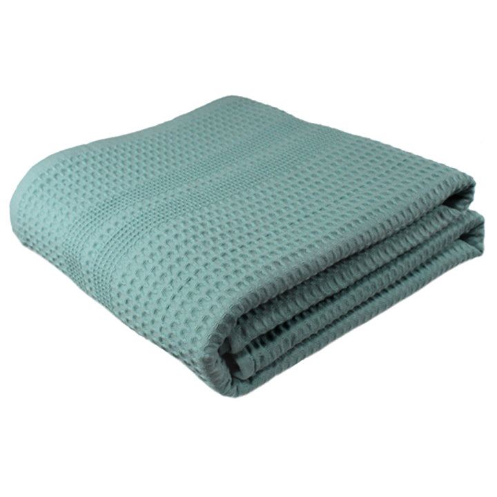 Gilden Tree | Oversized Bath Towels | Seafoam Waffle Bath Sheet