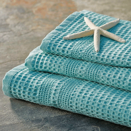 Seafoam Hand Towel Set of 2, Classic Style