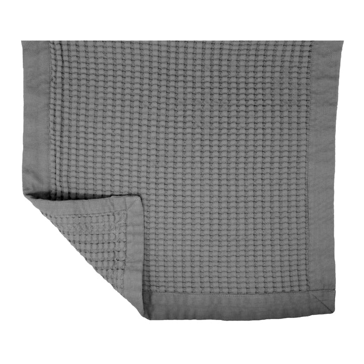 Gilden Tree Waffle Bath Towels | Slate Bath Mat