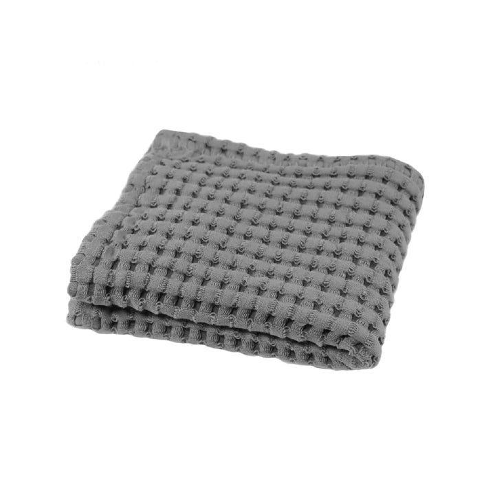 Gilden Tree | Waffle Bath Towels | Slate Wash Cloth