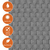 Gilden Tree Waffle Bath Towels | Slate Bath Mat