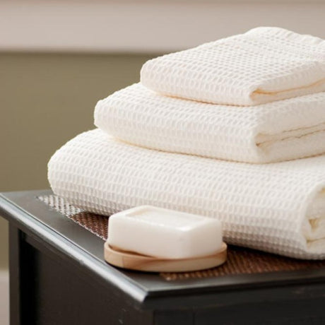 Gilden Tree | Oversized Waffle Bath Towels | Cream Bath Sheet