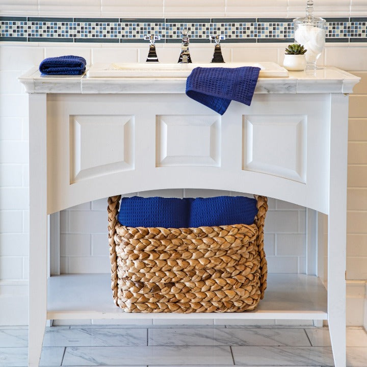 Gilden Tree | Bath Towels Set | Waffle Weave Bath | Indigo