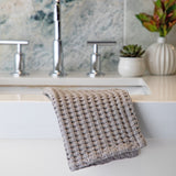 Gilden Tree | Waffle Bath Towels | Pewter Wash Cloth