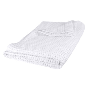 Gilden Tree | Oversized Bath Towels | White Waffle Bath Sheet