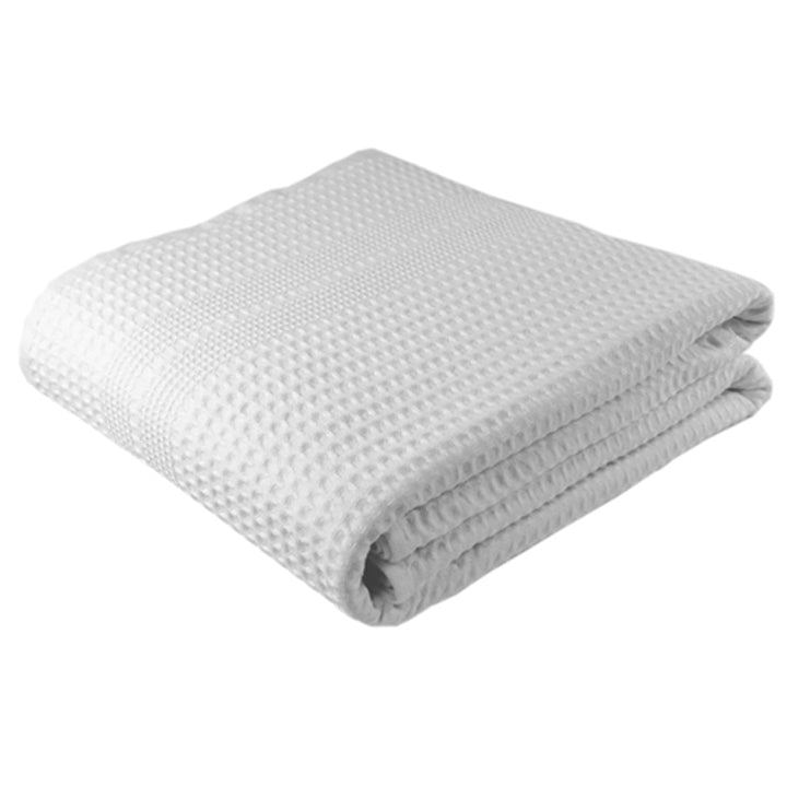 Gilden Tree | Oversized Bath Towels | White Waffle Bath Sheet