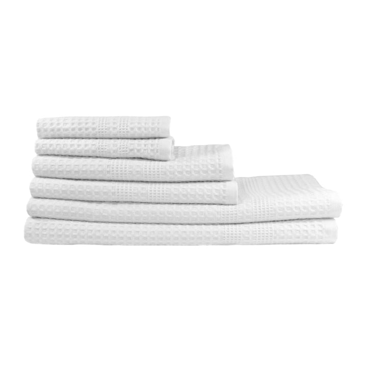 Gilden Tree | Bath Towels Set | White Waffle Towel Set