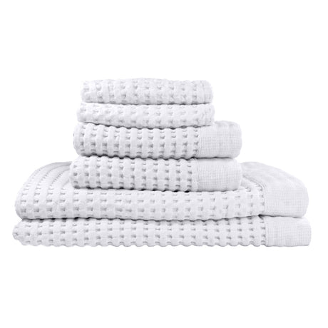 Gilden Tree | Bath Towels Set | White Waffle Towel Set Gift Idea